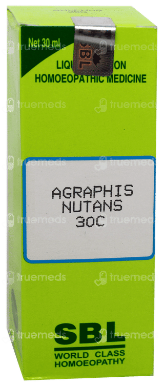 Sbl Agraphis Nutans 30C Dilution 30Ml